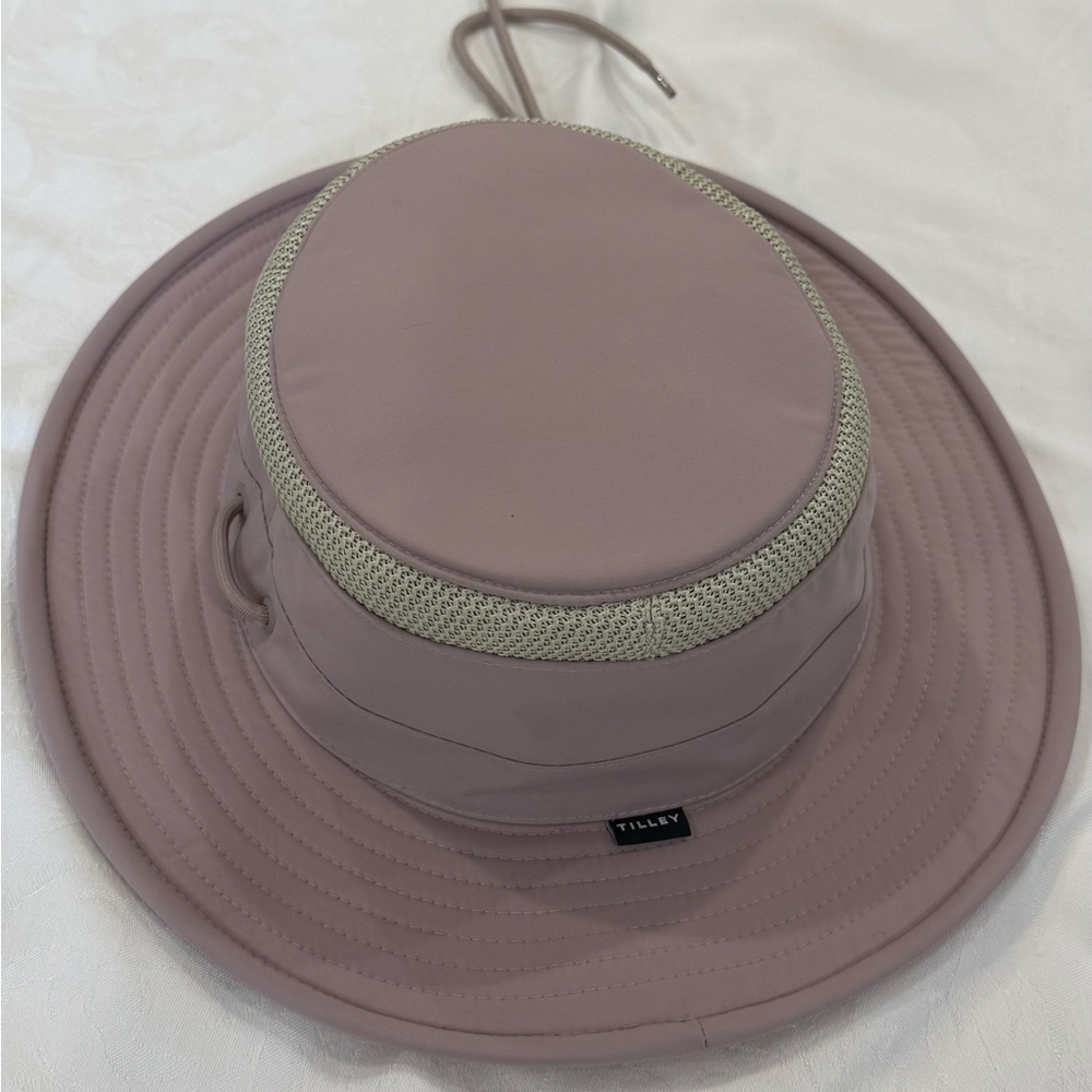 Tilley Endurables Hat - Soft Mauve Wide Brim